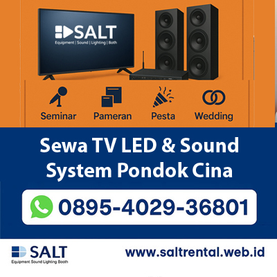 Sewa TV LED & Sound System Pondok Cina Depok – Salt Rental