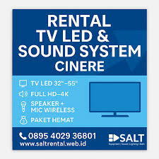 Rental TV LED dan Sound System Cinere | Salt Rental
