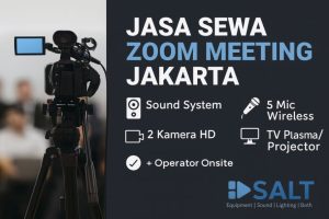Butuh layanan Zoom Meeting profesional untuk acara kantor, webinar, seminar, atau hybrid event di Jakarta