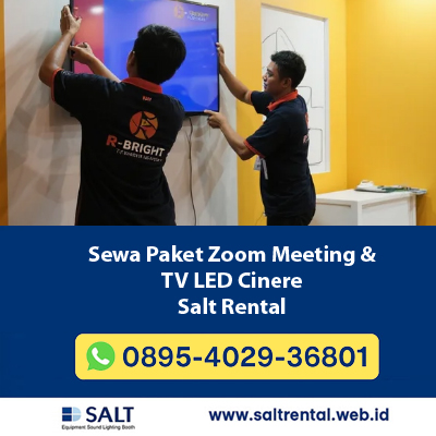 Sewa Paket Zoom Meeting & TV LED Cinere