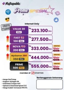 Jasa Pasang WiFi Rumah MyRepublic Tangerang Selatan