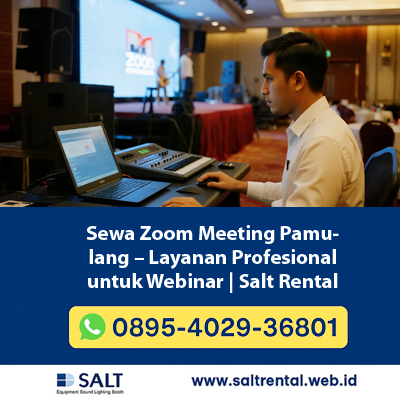 Sewa Zoom Meeting Pamulang – Layanan Profesional untuk Webinar