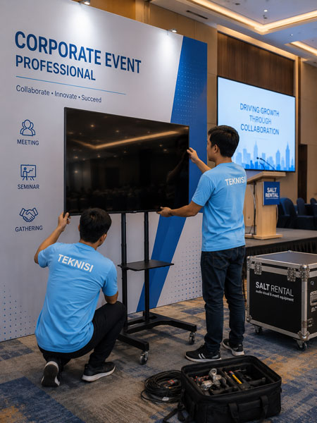 Sewa TV LED Jakarta Timur untuk acara corporate perusahaan profesional