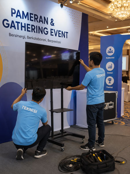 Sewa TV LED Jakarta Timur untuk launching produk pameran dan gathering event