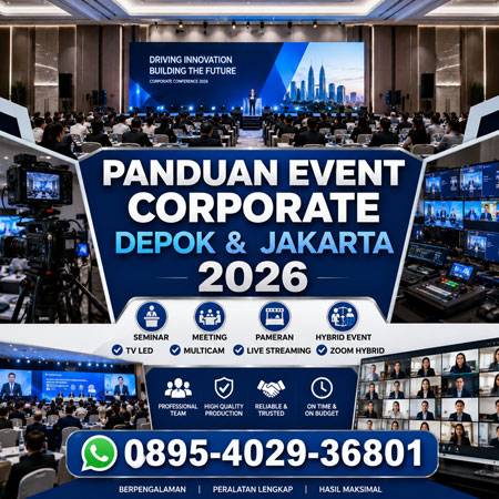Panduan Event Corporate Depok dan Jakarta untuk Seminar Meeting Pameran dan Hybrid Event 2026